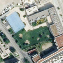 Volleyball Court — aerial view