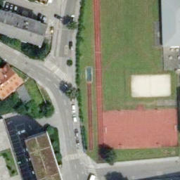 Volleyball Court — aerial view
