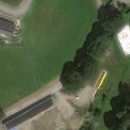 Sand Volleyball Court — aerial view