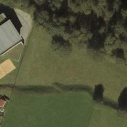 Sand Volleyball Court — aerial view