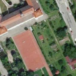 Volleyball Court — aerial view