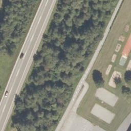 Volleyball Court — aerial view