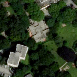 Grass Volleyball Court — aerial view