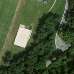 Beach Volleyball — aerial view