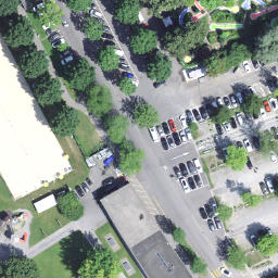 Sand Volleyball Court — aerial view