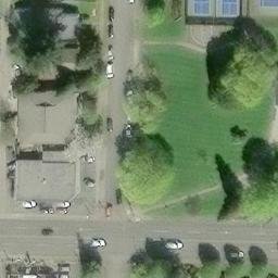 Olympia Beach Volleyball Court #2 — aerial view