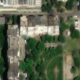 Grass Volleyball Court — aerial view