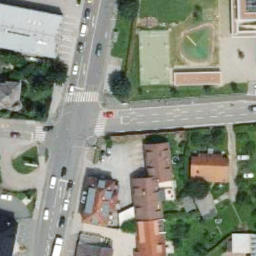 Volleyball Court near Graz — aerial view