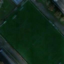 Grass Volleyball Court — aerial view