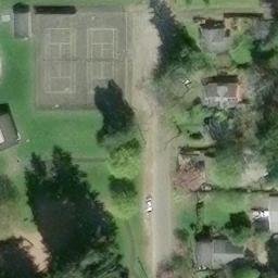 Olympia Beach Volleyball Court #1 — aerial view