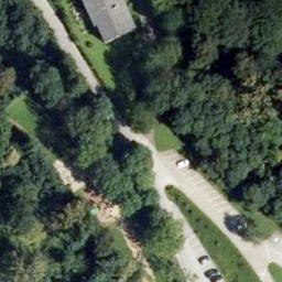 Grass Volleyball Court — aerial view