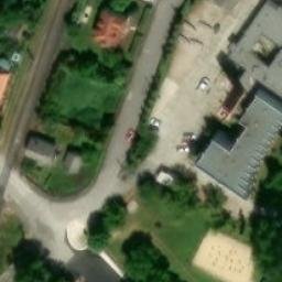Sand Volleyball Court — aerial view