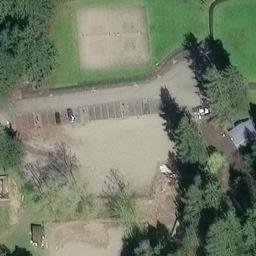 Lacey Beach Volleyball Court #4 — aerial view