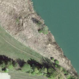 Sand Volleyball Court — aerial view