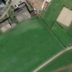 Volleyball Court near Ahrntal - Valle Aurina — aerial view