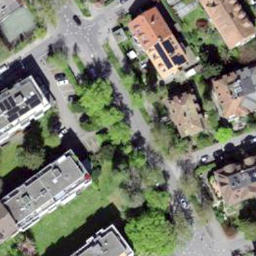 Sand Volleyball Court — aerial view