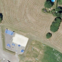Beachvolleyballplatz — aerial view