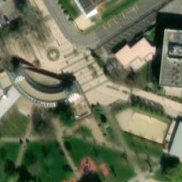 Sand Volleyball Court — aerial view