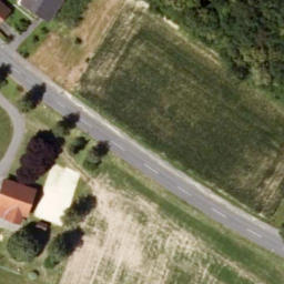 Sand Volleyball Court — aerial view