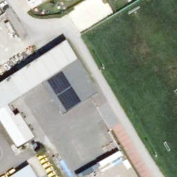 Sand Volleyball Court — aerial view