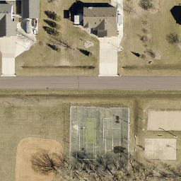 Reile's Acres Beach Volleyball Court — aerial view