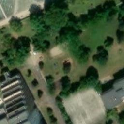 Sand Volleyball Court — aerial view