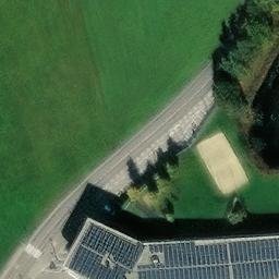 Sand Volleyball Court — aerial view