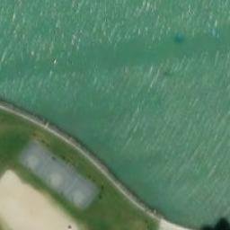 Sand Volleyball Court — aerial view