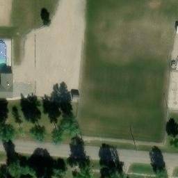 Casselton Beach Volleyball Court — aerial view
