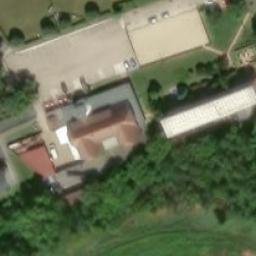 Sand Volleyball Court — aerial view