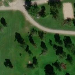 Jamestown Beach Volleyball Court #3 — aerial view