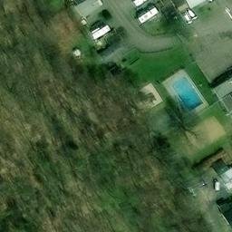 Notre-Dame-des-Laurentides Beach Volleyball Court #1 — aerial view