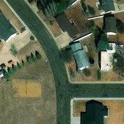 Dickinson Beach Volleyball Court #2 — aerial view