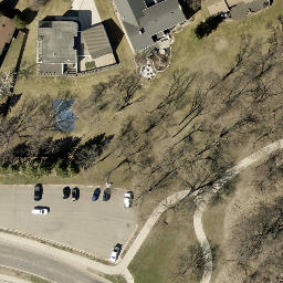 Fargo Beach Volleyball Court #12 — aerial view