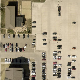 Sand Volleyball Court in Fargo, ND — aerial view