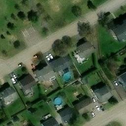 Chutes-Montmorency Beach Volleyball Court — aerial view