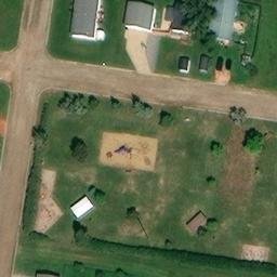 Belfield Beach Volleyball Court — aerial view