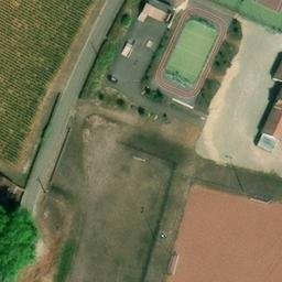Sand Volleyball Court — aerial view