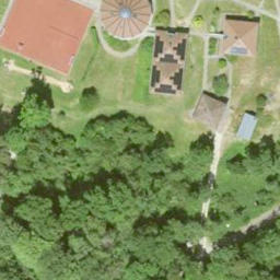 Volleyball Court — aerial view