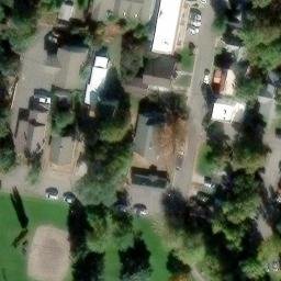 Missoula Beach Volleyball Court #3 — aerial view