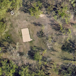 Clay County Beach Volleyball Court — aerial view