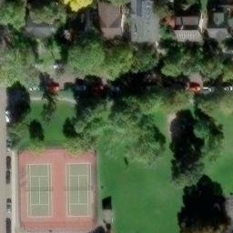Missoula Beach Volleyball Court #2 — aerial view