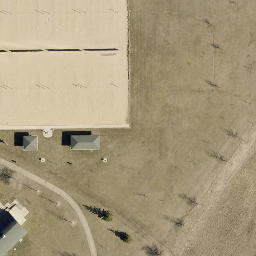 Fargo Beach Volleyball Court #6 — aerial view