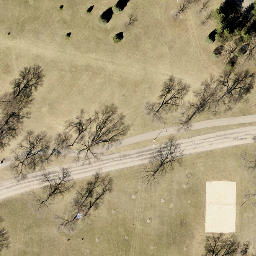 Moorhead Beach Volleyball Court #2 — aerial view