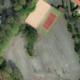 Sand Volleyball Court — aerial view