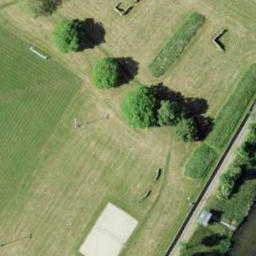 Volleyball Court — aerial view