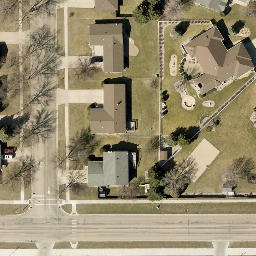 Moorhead Beach Volleyball Court #1 — aerial view