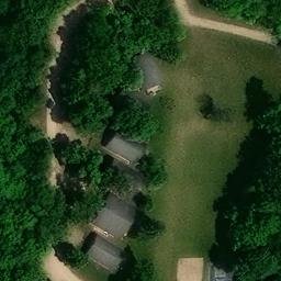 Detroit Lakes Beach Volleyball Court #2 — aerial view