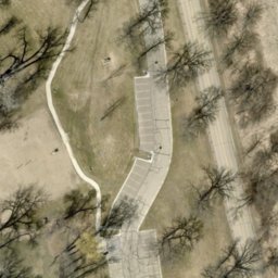 Bismarck Beach Volleyball Court #5 — aerial view