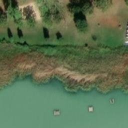 Sand Volleyball Court — aerial view
